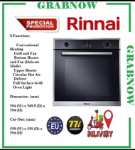 RINNAI RO-E6208TA-EM 60CM/70LT Built-In Oven| Local Warranty | Express Free Delivery