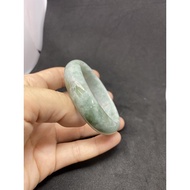 D2968 Natural Burmese Jade/A Goods Jade Bracelet Weight: 47g Circumference Ruler Number: 16.5