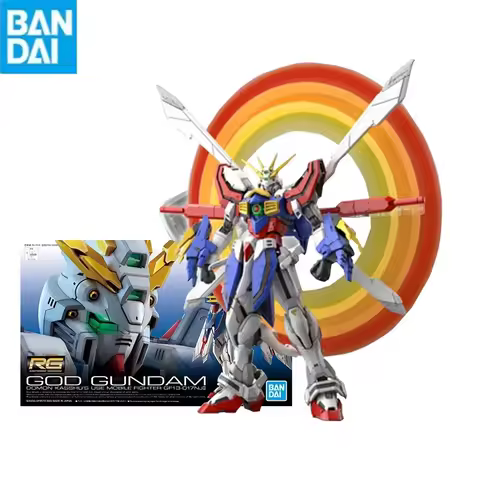 Bandai Gunpla Rg 1/144 Gf13-017Njii God Gundam Assembly Model High Quality Collectible Anime Robot K