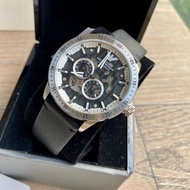 Armani手錶 阿瑪尼手錶 亞曼尼手錶 AR60051 男生手錶 大直徑手錶男 商務休閒皮帶錶 鏤空設計機械錶 透視全自動機械手錶