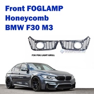 Bumper Foglamp Grill bmw F30 M3 Style 320i 330i Honeycomb Foglamp Grill