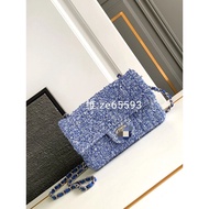 20cm Small Size24P New Style Blue Tweed CF Flap Bag
I really like this Chanel Blue StyleCan't Wait t