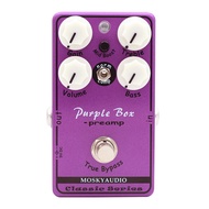 Yours MO- Box Preamp Overdrive Effect Pedal Box Guitar Effect Pedal for Electric Guitar True Bypass