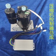 Car 12v24v48v60v72v DC Electric Car Air-Condition Pump Compressor Truck Restoration Parking Refriger