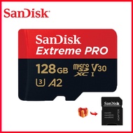 SANDISK เมมโมรี่การ์ด  Micro SD card ExtremePRO 512GB/256GB/128GB/64GB/32GB A2 U3 memory micro sdcard