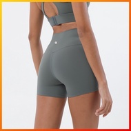 Lululemon sexy yoga sports shorts nude fabric no midline no awkward line Yoga Pants sk923