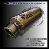 Promo Silincer knalpot racing M Speed exhaust BS3 Short Limited