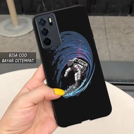 Case Oppo A16 Fashion Case Astronot Keren Banget - Hardcase Pelindung Hp Case Hp Kesing Hp Casing Hp