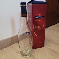 Martell Noblige Cognac empty bottle;馬爹利白蘭地空樽。