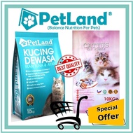(Twin Pack) 10kg Makanan Kucing PetLand + Cattus + AliCat