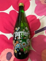 Perrier x Murakami 村上隆  玻璃樽 礦泉水750ml 全新未開 限定版已絕版！