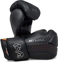 RIVAL Boxing RB10 Intelli-Shock Bag Gloves, Hook and Loop Closure - Ergonomic Fit, 1.25” of Closed C