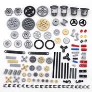 Compatible with Lego Technology Small Particle Building Block Parts 9686 Accessories Gear Track Moc 