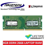 Kingston RAM Notebook/PC (4GB/8GB/16GB/2666Mhz/3200Mhz) DDR4 RAM