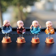 Four Bu Monks Car Ornaments Antique Chinese Ornaments High Temperature Resistant High-End Unique Tat