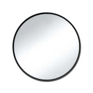 [特價]典雅黑不銹鋼浴室圓形明鏡-60CM-2560B2560B