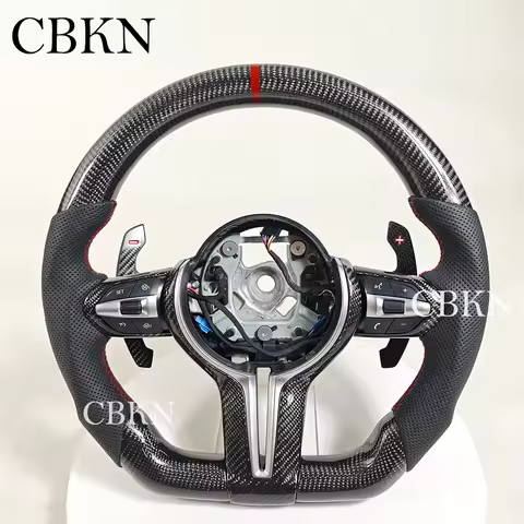 100% Real Carbon Steering Wheel for BMW M2 F87 M3 F80 M4 F82 2015-2020, M5 F10 M6 F12, 3/4 F30 F32 5