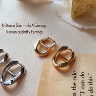 Yellow Dream K-Drama Style Earrings Korean celebrity Simple Earrings Korean earring Trendy