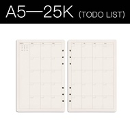 A5 A6 Replaceable Inner Pages 6-holes