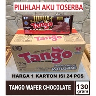 Tango Wafer CHOCOLATE 130 gr - ( HARGA 1 KARTON ISI 24 PCS )