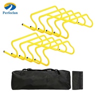 Perfeclan Detachable Agility Hurdle Multi Part Set Kids Agility Hurdle Storage Bag Included for Outd