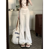 Autumn 2025 Flare Casual Sweatpants - High Waist Design for Women