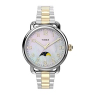 Timex TW2U98400 Standard นาฬิกาข้อมือผู้หญิง สายสแตนเลส Two-Tone