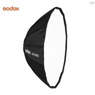 ღGodox AD-S85S 85cm/33.5in Portable Deep Parabolic Softbox Umbrella Godox Mount Fast Installation Silver Reflector for Godox AD400Pro/ AD300Pro/ ML60/ ML60Bi