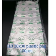 (100pcs ) HD20x30 plastic for Mineral Water Station and Laundry