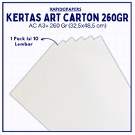 Art Carton Paper [10 Sheets, 260 gr A3+] Art Paper / Art Carton / Art Carton Digital Print A3+