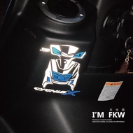 Reflective House FKW Fighting Fifth Generation 5 New Locomotive Model Sticker Waterproof Sun-Resista