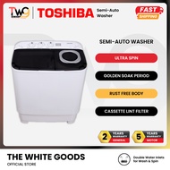 Toshiba Semi-Auto Twin Tub Washing Machine 7.5KG / 8.5KG / 11KG / 13KG VH-H85MM / VH-H95MM / VH-J120