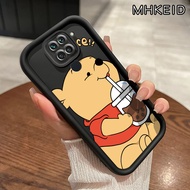 Casing Hp Xiaomi Redmi Note 9 Redmi Note 9s Case pola Kartun Winnie Bear desain baru Inklusif pencegahan jatuh silikon Softcase Kesing