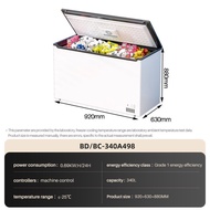Snowflk Chest Freezer 340L Peti Freezer Murah Deep Freezer Peti Sejuk Beku Media Frezer Besar