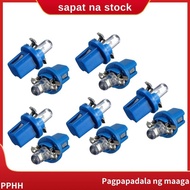 10Pcs LED Bulb Meter Dash B8-5D T5 Lamp with Holder Blue Tuning Auto Car Light