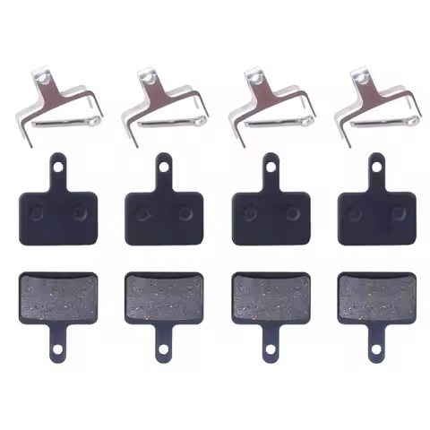 4pairs Semi-Metallic Bicycle Brake Pads For Shimano B01S M375 M395 M446 M485 M486 M416 MTB Bike Cycl