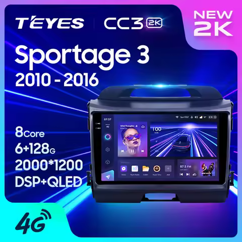 TEYES CC3 2K For Kia Sportage 3 SL 2010 - 2016 Car Radio Multimedia Video Player Navigation stereo A