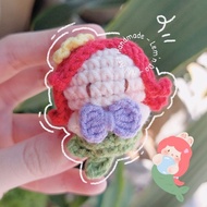 Ariel Mermaid Keychain | Ariel Mermaid wool keychain