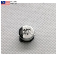 Japanese-Grade 2200uF 6.3V 105°C, SMD Capacitor, 10mm x 10.2mm