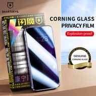 SmartDevil Corning Glass Privacy Screen Protector for iPhone 14 Pro max iPhone 15 Pro Max 14 Plus 15 Plus iPhone 13 Pro max 13 Pro 13 Full Screen Coverage Tempered Glass Film Anti-peeping Anti-fingerprint