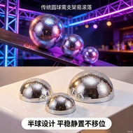 New disco Mirror Hemisphere Ball Bar Dance Party Reflective Ball Home Wall Decoration Laser 8.26