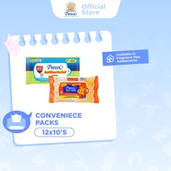 Pureen Wipes Convenience CVS Packs 12x10's (With Display Box)