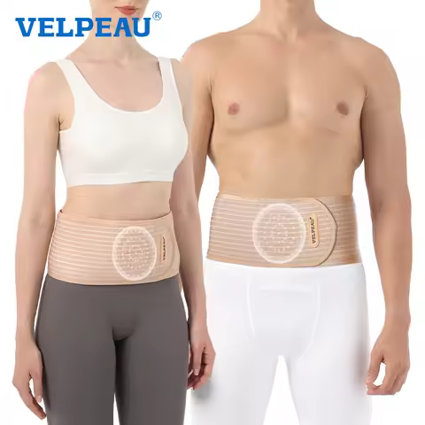 Umbilical Hernia Belt VELPEAU Umbilical Hernia Belt for Epigastric Incisional and Navel Hernia, Adju