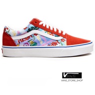 VANS OLD SKOOL VANS MARKET DAZZLING BLUE TRUE WHITE  (สินค้ามีประกันแท้)