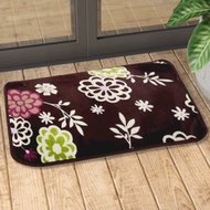 Floral Quick Absorbent Doormat Soft Mat for Bedroom Rug