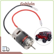 GSHIYMY Brushed RC Motor, Stainless Steel Low Noise RC Brushed Motor, Durable High Torsion 390 28T H