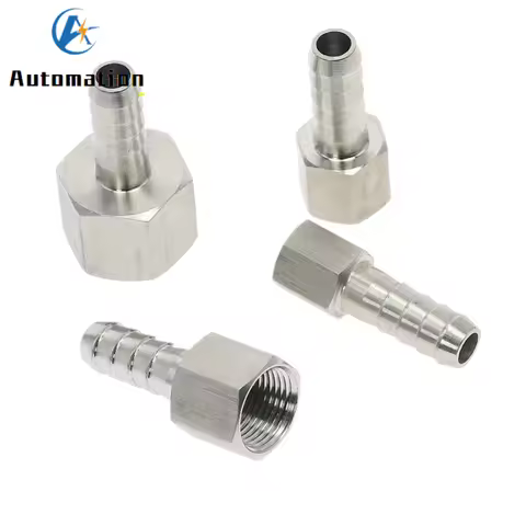 Hose Barb Tail 6/8/10/12/14MM SS304 Stainless Steel Pipe Fitting 1/8" 1/4" 3/8" 1/2" BSP Female Conn