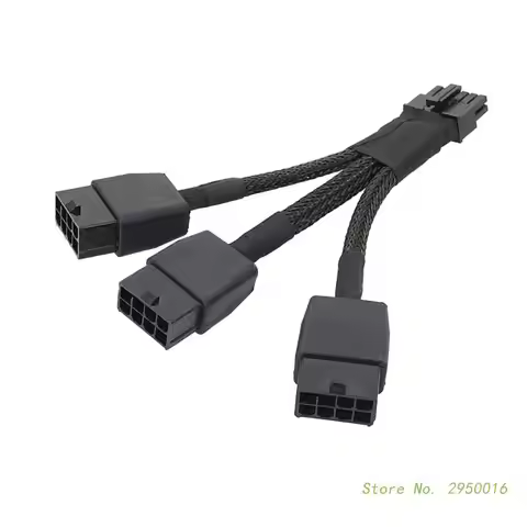 18AWG 3x8pin PCI-e to 12pin PCI-e 12VHPWR Connector for NVIDIA Ampere RTX 3060ti 3070 3080 3090 RTX 