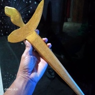 Keris Kayu Jati Mainan/Keris Peraga/Keris Tradisional/Keris Manggolo/Keris Pengantin