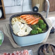 TOFFY - 多功能調理鍋｜電熱鍋｜煮食爐｜電鍋｜日式電鍋｜火鍋爐｜火鍋電磁爐｜無火煮食｜打邊爐 （淡青色）K-HP3-PA